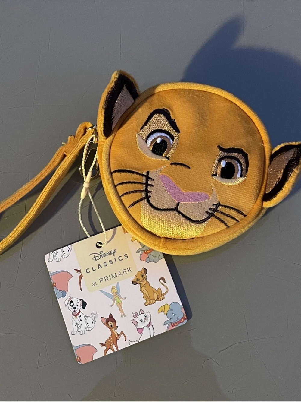 Gold Simba Wristlet Clutch